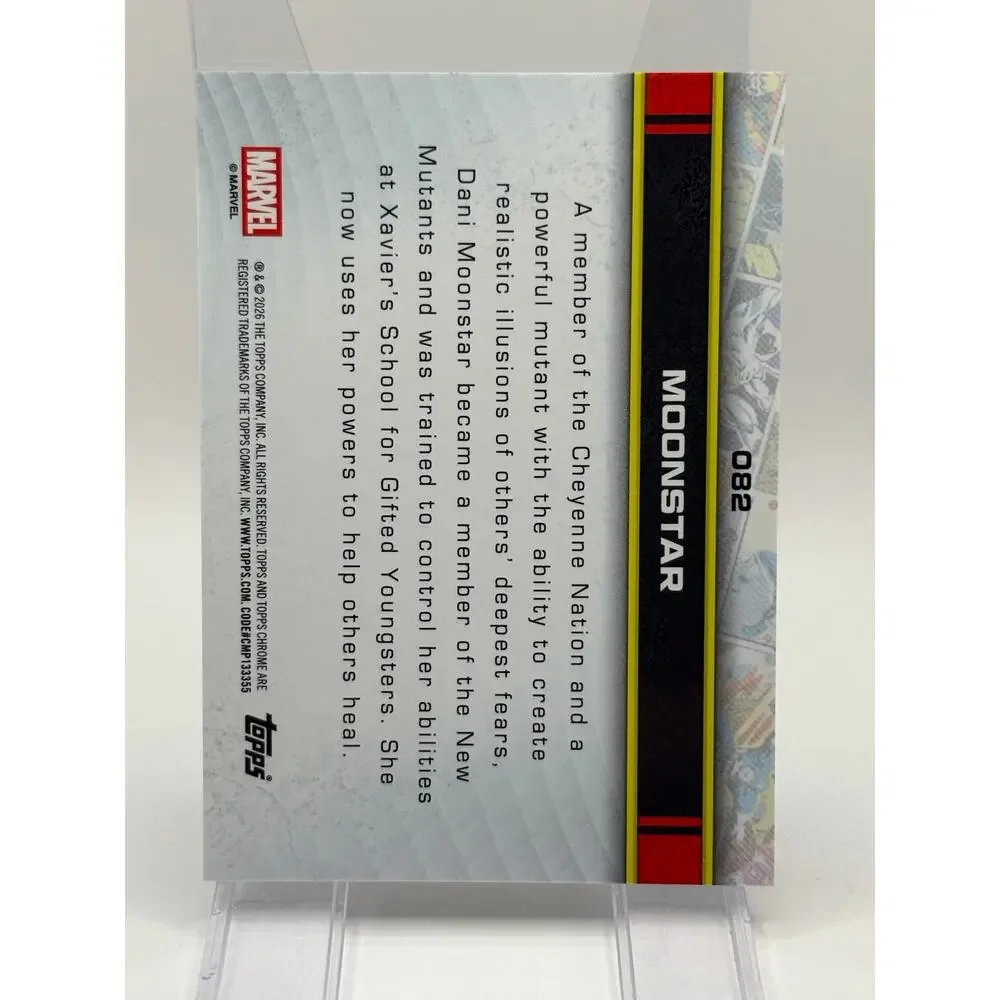 2026 Topps Chrome Marvel Moonstar Spider-Web Refractor 94/399